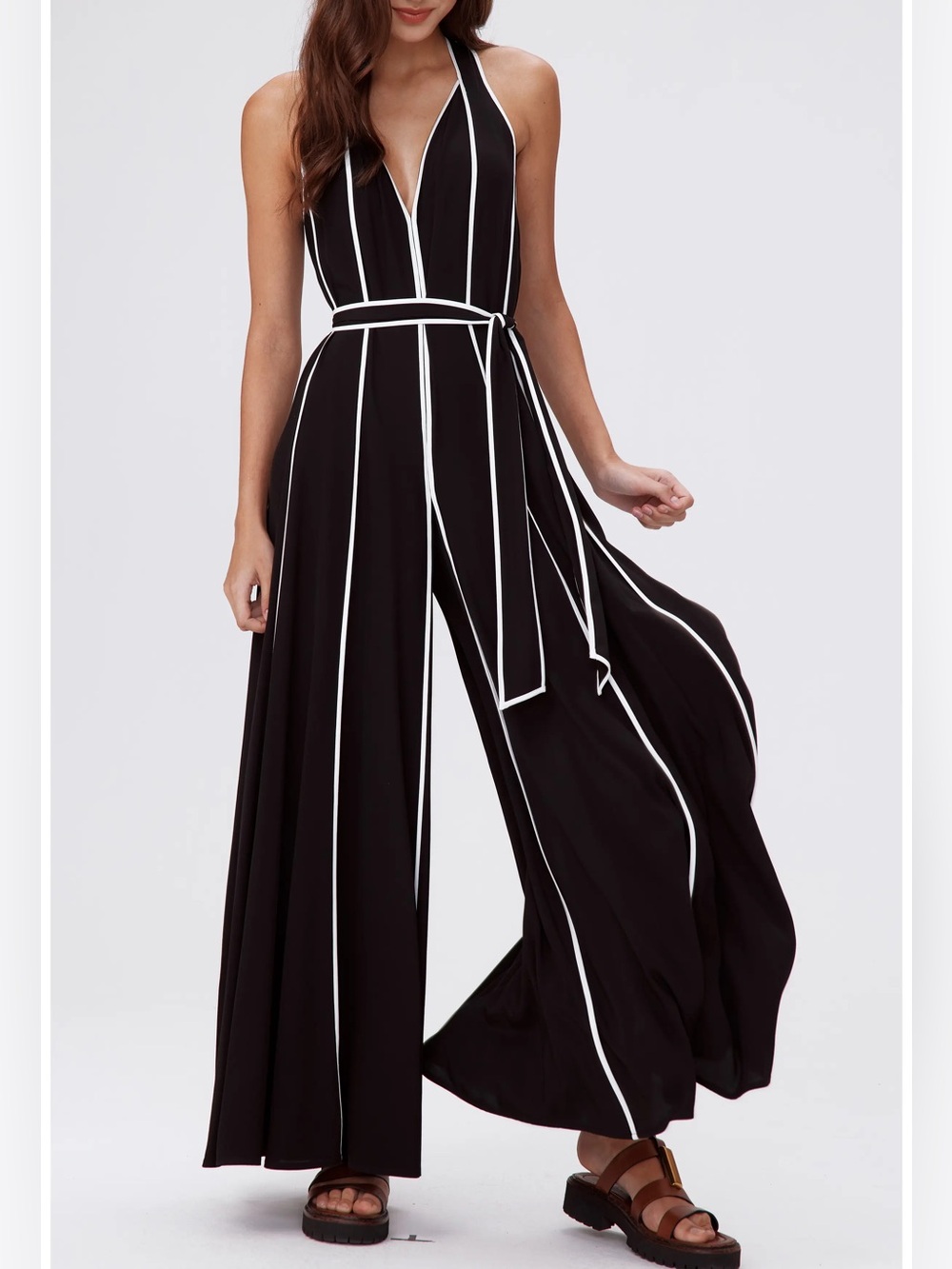 DVF | NWT Jasper Wide Leg Jumpsuit | Large